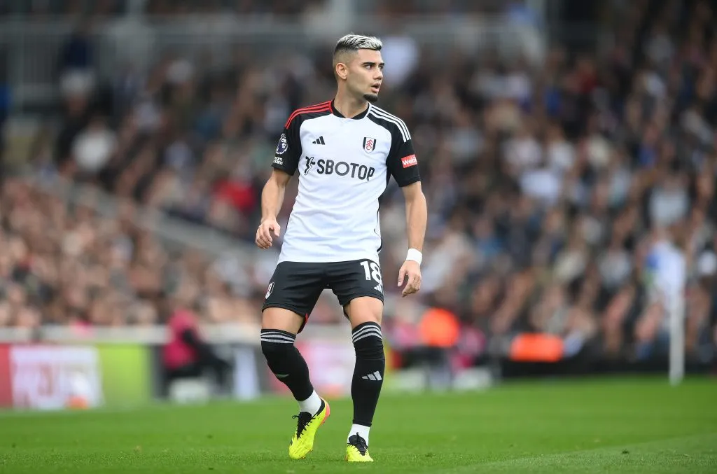 Andreas Pereira em partida do Fulham. Photo by Alex Davidson/Getty Images