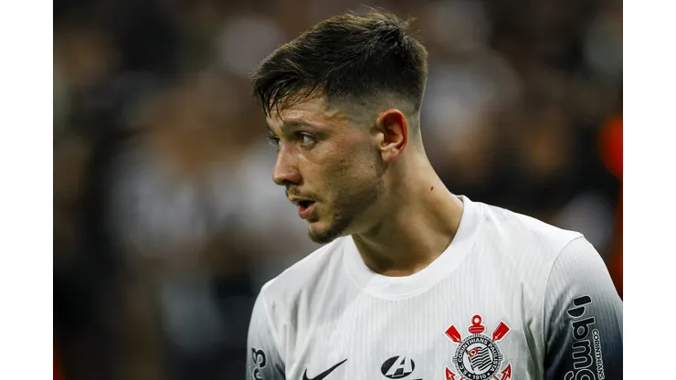Garro jogador do Corinthians durante partida contra o Bahia no estadio Arena Corinthians pelo campeonato Brasileiro A 2024. Foto: Marco Miatelo/AGIF