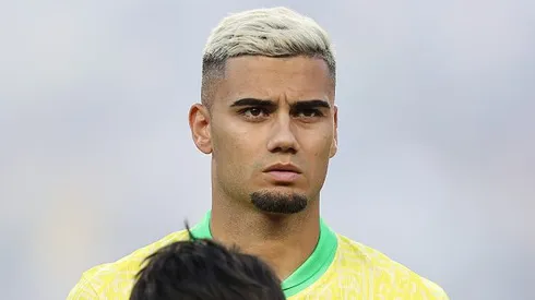 Andreas Pereira antes de partida entre Brasil e México, nos Estados Unidos. Foto: Omar Vega
