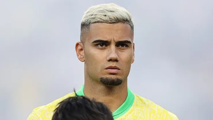 Andreas Pereira antes de partida entre Brasil e México, nos Estados Unidos. Foto: Omar Vega