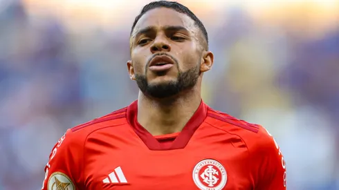 Wanderson durante partida entre Cruzeiro e Internacional, no Mineirão, pelo Brasileirão 2023.