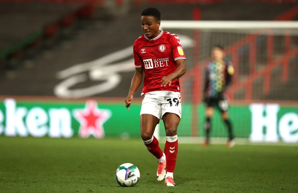 Niclas durante partida pelo Briston City. Photo by Pete Norton/Getty Images