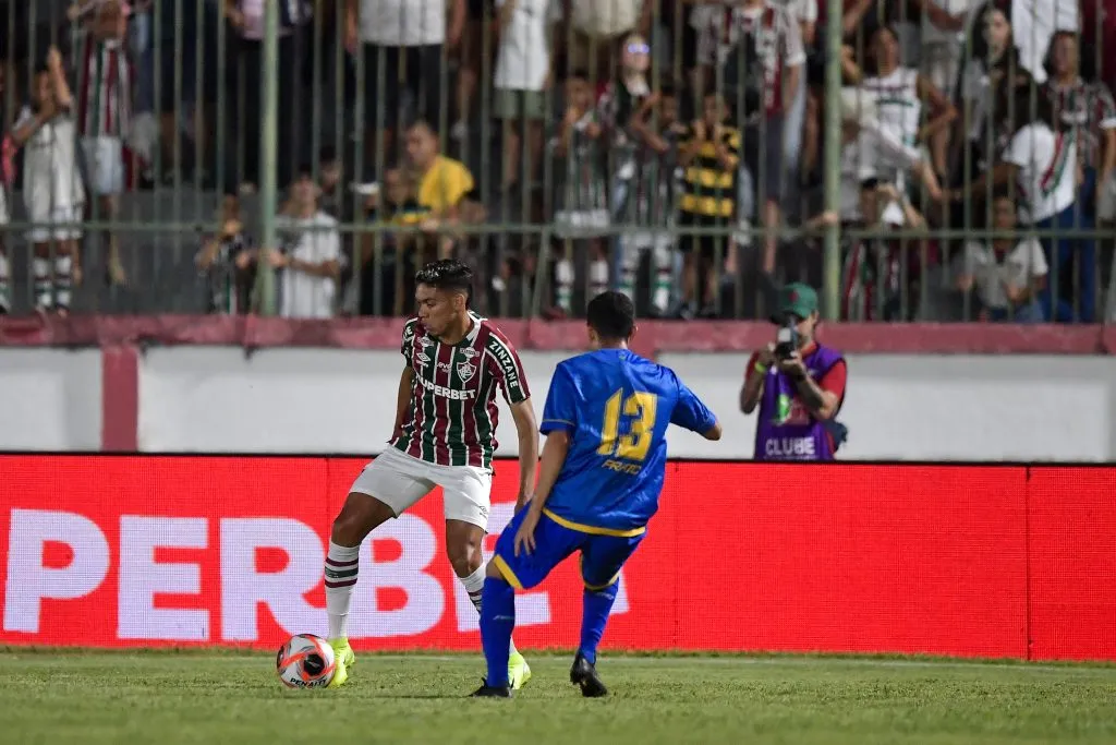 Paulo Baya diante do Sampaio Corrêa. Foto: Thiago Ribeiro/AGIF
