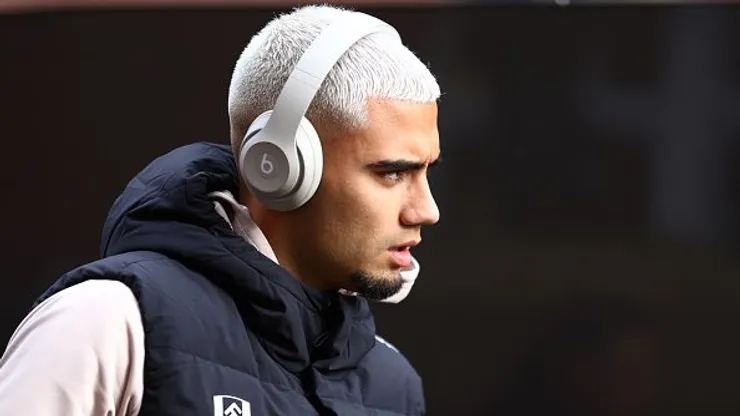 Andreas Pereira antes de partida entre Fulham e Manchester United, pela Premier League, em 2023. Foto: Bryn Lennon