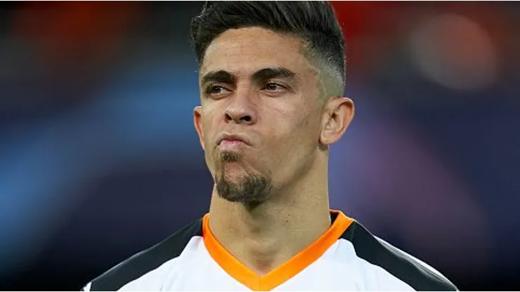 Gabriel Paulista durante partida entre Valencia e Chelsea, pela UEFA Champions League, em 2019. Foto: Manuel Queimadelos Alonso