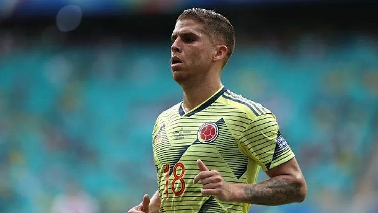 Gustavo Cuéllar durante partida entre Colômbia e Paraguai, em Salvador, pela Copa América 2019. Foto: Bruna Prado