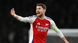 Jorginho em partida do Arsenal diante do Monaco. Photo by Shaun Botterill/Getty Images