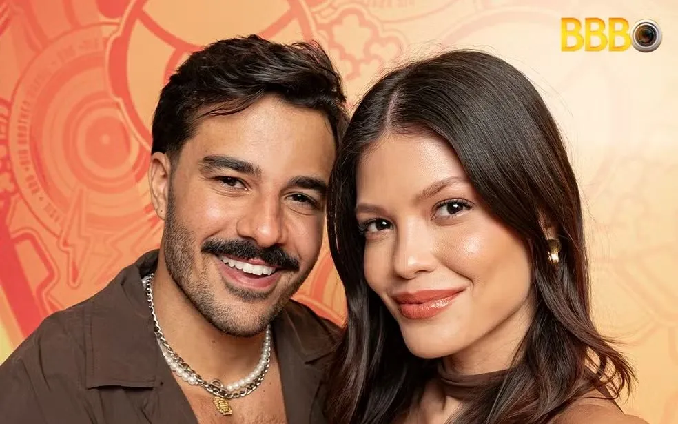 A atriz global, Vitória Estrada e seu melhor amigo, o arquiteto Mateus estarão entre os confinados do reality. Foto: Divulgação/Gshow/Globo