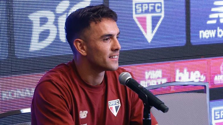 Enzo Díaz é dúvida para a próxima rodada do Paulista - Foto: Rubens Chiri / saopaulofc