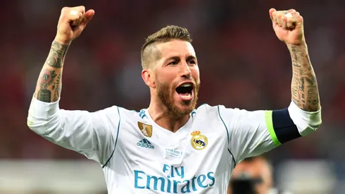 Sergio Ramos faz postagem de vídeo com canto da torcida do Galo de fundo. Foto: Michael Regan/Getty Images