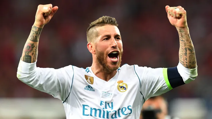 Sergio Ramos faz postagem de vídeo com canto da torcida do Galo de fundo. Foto: Michael Regan/Getty Images