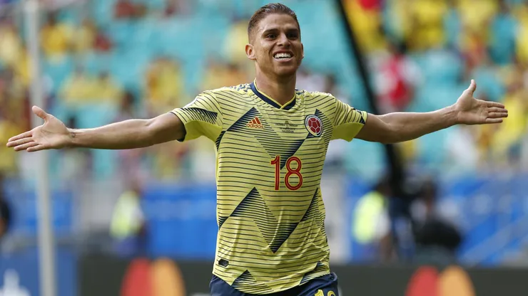 Cuéllar pela Colômbia em 2019 (Wagner Meier/Getty Images)