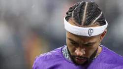 Memphis Depay não participou de treino com bola nesta terça-feira no Corinthians