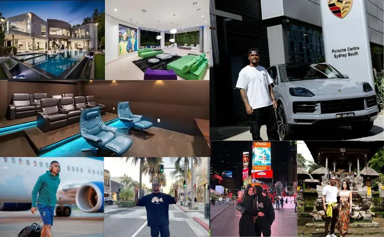 Casa em Bel-Air de luxo de Douglas Costa e família, esbanja conforto e ambientes impressionantes. Foto: Reprodução/Redes Sociais