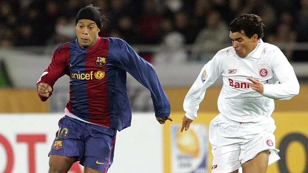 Ronaldinho marcado por Ceará: Momento histórico do Internacional