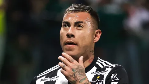 Eduardo Vargas durante partida entre Palmeiras e Atlético-MG, no Allianz Parque, pela Libertadores 2022.