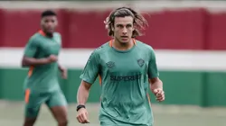 Canobbio e Hércules treinando no CT do Fluzão