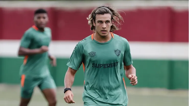 Canobbio e Hércules treinando no CT do Fluzão