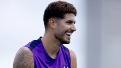 Pedro Raul em ação no treinamento.