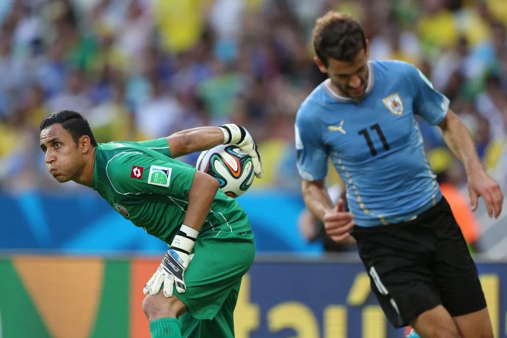 Keylor Navas em ação pela Costa Rica