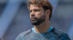 Diego Costa jogador do Gremio durante partida contra o Corinthians no estadio Arena do Gremio pelo campeonato Brasileiro A 2024. Foto: Liamara Polli/AGIF
