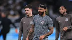 Memphis e Garro no Corinthians. Foto: Ettore Chiereguini/AGIF