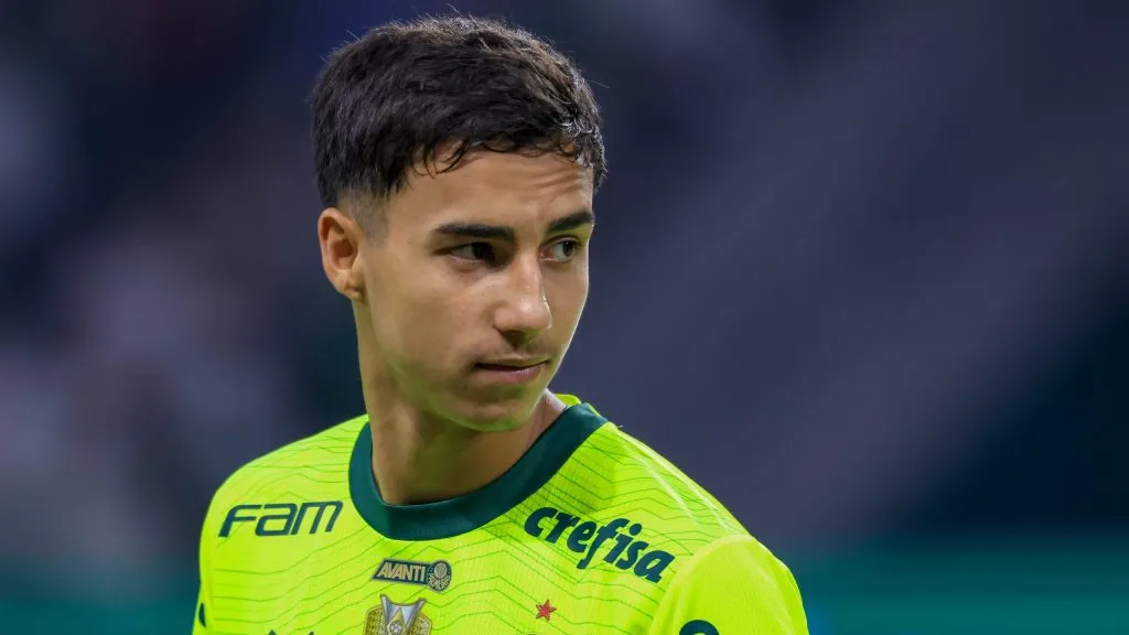 Vitor Reis no Palmeiras em 2024. Foto: Marcello Zambrana/AGIF