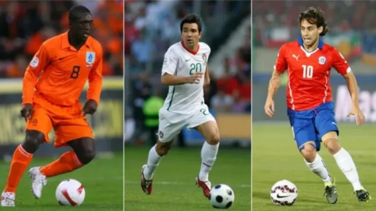 Jogadores que representaram países nos quais não nasceram.