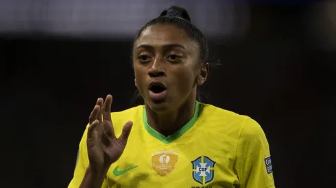 Kerolin pela Seleção Brasileira. Foto: Thais Magalhães/CBF