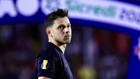 SP – BRAGANCA PAULISTA – 16/01/2025 – PAULISTA 2025, BRAGANTINO X CORINTHIANS – Angel Romero jogador do Corinthians durante partida contra o Bragantino no estadio Nabi Abi Chedid pelo campeonato Paulista 2025. Foto: