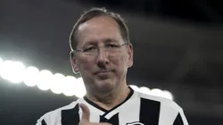 RJ - RIO DE JANEIRO - 23/11/2024 - BRASILEIRO A 2024, BOTAFOGO X VITORIA - John Textor dono da SAF do Botafogo antes da partida contra o Vitoria no estadio Engenhao pelo campeonato Brasileiro A 2024.
