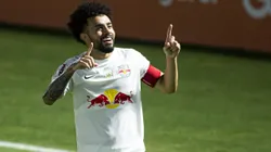 Claudinho jogador do Bragantino comemora seu gol durante partida contra o Vasco no estadio Nabi Abi Chedid pelo campeonato Brasileiro A 2020. Foto: Diogo Reis/AGIF