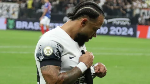 Memphis Depay, jogador do Corinthians - Foto: Joisel Amaral/AGIF