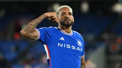 YOKOHAMA, JAPAN - MARCH 13: Anderson Lopes of Yokohama F.Marinos celebrates after scoring the team's first goal during the AFC Champions League quarter final second leg match between Yokohama F.Marinos v Shandong Taishan at Yokohama International Stadium on March 13, 2024 in Yokohama, Kanagawa, Japan. (Photo by Kenta Harada/Getty Images)