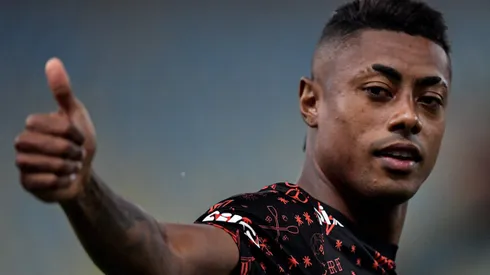 Bruno Henrique antes de partida entre Flamengo e Fluminense, pela Copa do Brasil 2023, no Maracanã.