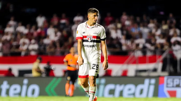 Pablo Maia jogando pelo São Paulo. Foto: Reinaldo Campos/AGIF