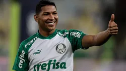 Rony jogador do Palmeiras durante aquecimento antes da partida contra o Fluminense no estadio Maracana pelo campeonato Brasileiro A 2023. Foto: Thiago Ribeiro/AGIF