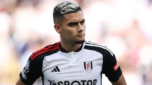 LONDON, ENGLAND - OCTOBER 07: Andreas Pereira of Fulham looks on during the Premier League match between Fulham FC and Sheffield United at Craven Cottage on October 07, 2023 in London, England. (Photo by Ryan Pierse/Getty Images)