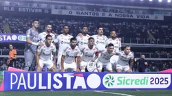 Equipe do Santos contra o Mirassol (Reinaldo Campos/AGIF)