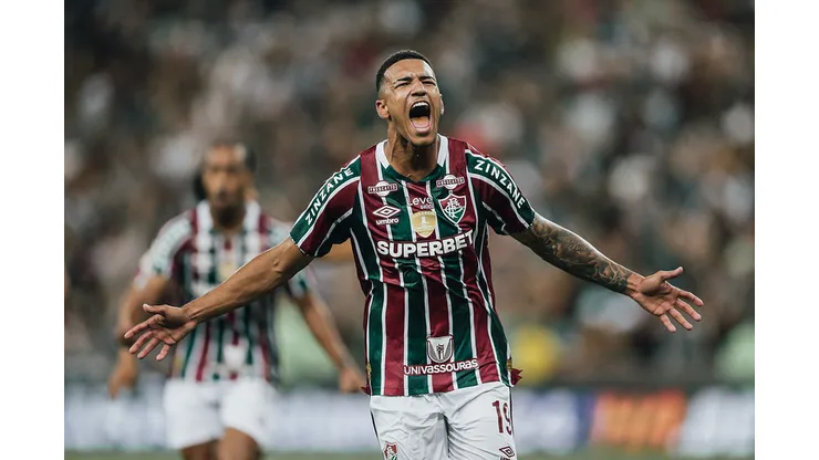 Kauã Elias é o novo camisa 9 do Fluminense. Foto: Lucas Merçon/Fluminense FC