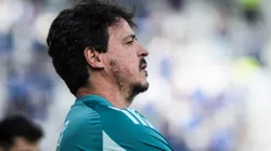 Fernando Diniz durante o Clássico Mineiro, em Orlando-EUA. Foto: Gustavo Aleixo/Cruzeiro