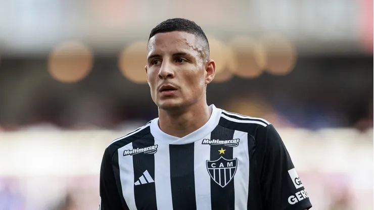 Arana durante partida da pré-temporada do Galo, neste sábado (18).