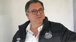 Marcelo Teixeira presidente do Santos durante partida contra o Ituano no estadio Vila Belmiro pelo campeonato Brasileiro B 2024. Foto: Reinaldo Campos/AGIF
