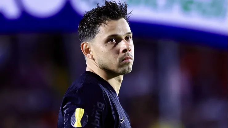 Romero durante jogo do Corinthians
