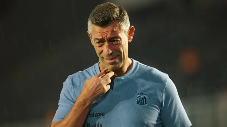 Pedro Caixinha, técnico do Santos (Reinaldo Campos/AGIF)