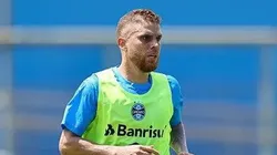 Gustavo Cuellar já treina com elenco do Grêmio. Foto: Guilherme Testa/Grêmio FBPA