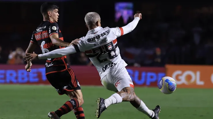 São Paulo x Flamengo empataram sem gols. Foto: Marcello Zambrana/AGIF