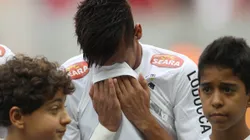 Neymar em Santos x Flamengo, pelo Campeonato Brasileiro A 2013, no Estadio Nacional de Brasilia Mane Garrincha, em 26 de Maio de 2013, Brasilia, Distrito Federal. Foto: Adalberto Marques / AGIF