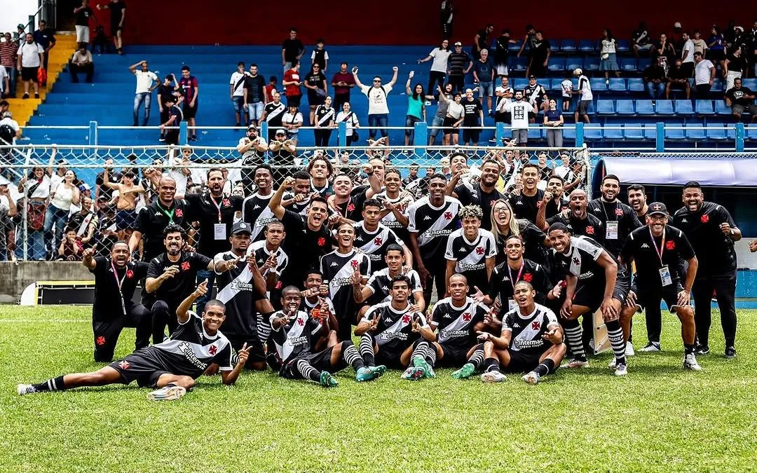 A base forte do Vasco mirava o título da Copinha, mas infelizmente se despediu da competição neste domingo. Foto: Vinicius Gentil/Vasco da Gama