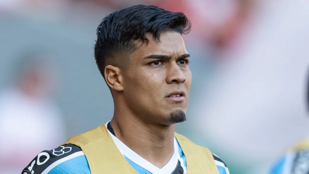 Mathias Arezo pode deixar o Grêmio. Foto: Liamara Polli/AGIF